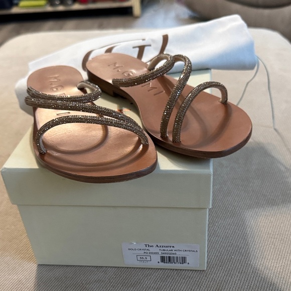 Brown Glitter Sandals - Picture 2 of 2